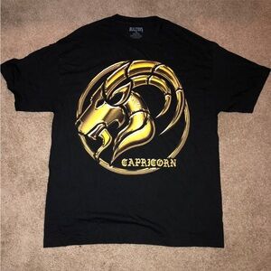 Gold Capricorn Bulltees t-shirt